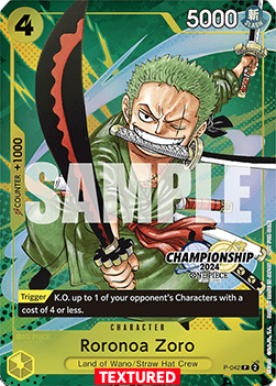 Roronoa Zoro (P-042) (V.3)