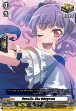 Roselia, Ako Udagawa [D-Format] (V.1 - Feature Rare)