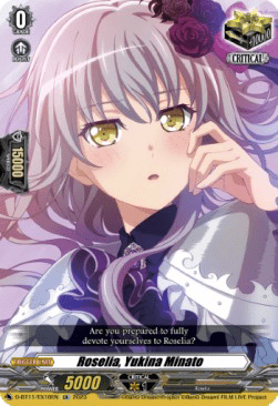 Roselia, Yukina Minato [D-Format] (V.1 - Feature Rare)