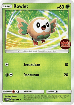 Rowlet  (SM-P/ID 058)