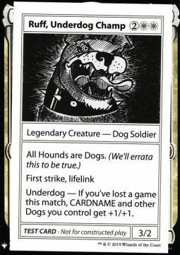 Ruff, Underdog Champ (V.1)