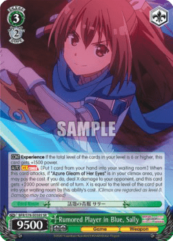 Rumored Player in Blue, Sally (V.2 - Super Rare)