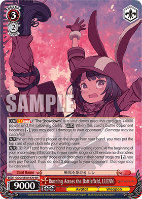 Running Across the Battlefield, LLENN (V.1 - Double Rare)
