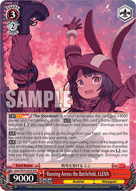 Running Across the Battlefield, LLENN (V.2 - Parallel Foil)