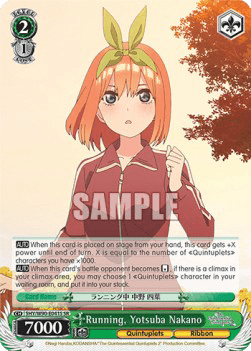 Running, Yotsuba Nakano (V.2 - Super Rare)