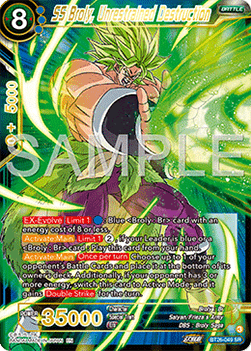 SS Broly, Unrestrained Destruction (V.1 - Super Rare)
