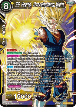 SS Vegito, Overwhelming Might (V.1 - Super Rare)