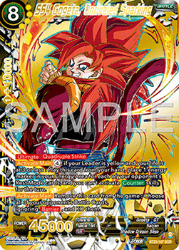 SS4 Gogeta, Unrivaled Sparking (V.1 - Secret Rare)