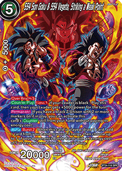 SS4 Son Goku & SS4 Vegeta, Striking a Weak Point (V.2 - Special Rare)