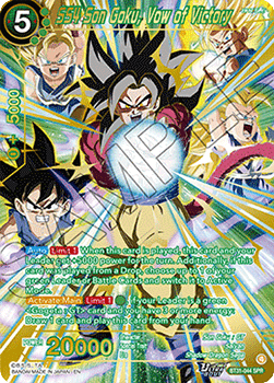SS4 Son Goku, Vow of Victory (V.2 - Special Rare)
