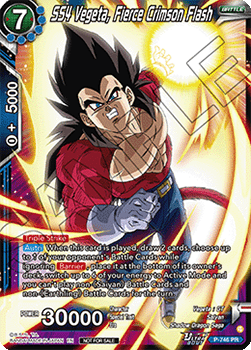 SS4 Vegeta, Fierce Crimson Flash (V.1 - Promo)