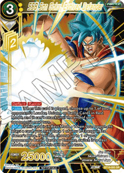 SSB Son Goku, Evolved Defender (V.2 - Super Rare)