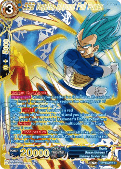 SSB Vegeta, Beyond Full Power (V.3 - Rare)