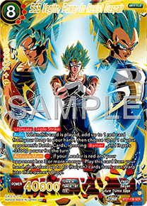 SSB Vegito, Power to Resist Despair (V.1 - Secret Rare)