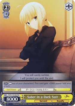 Saber in a Dark Suit