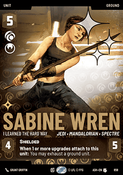 Sabine Wren, I Learned the Hard Way (V.4)