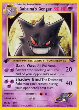 Sabrina's Gengar  (GC 29)