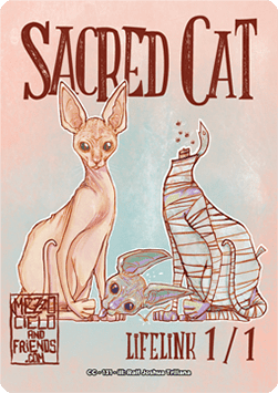 Sacred Cat Token (White 1/1)