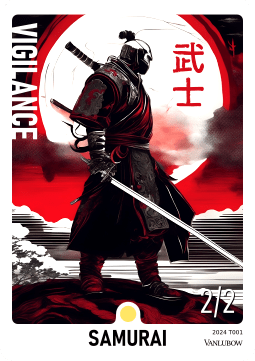 Samurai Token (W 2/2) // Clue Token