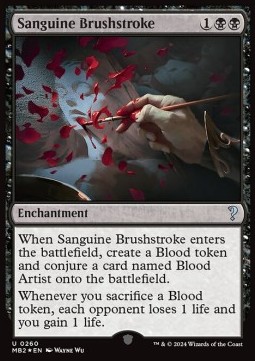 Sanguine Brushstroke