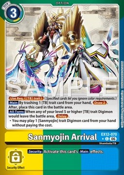 Sanmyojin Arrival (EX12-070) (V.2)