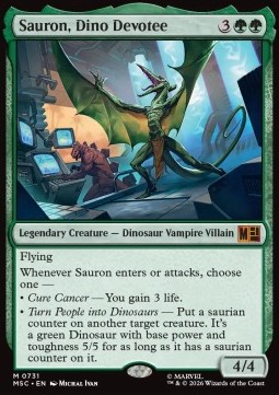 Sauron, Dino Devotee