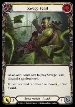 Savage Feast (Yellow) (Rainbow Foil)