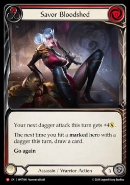 Savor Bloodshed (Rainbow Foil)