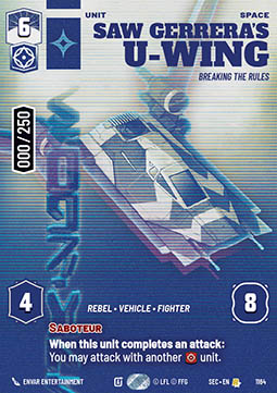 Saw Gerrera's U-Wing, Breaking the Rules (V.5)