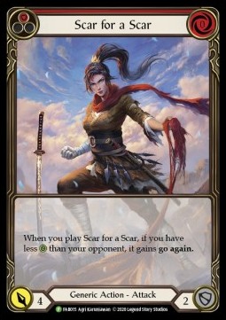 Scar for a Scar (Red) (Rainbow Foil)