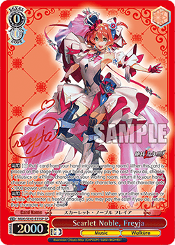 Scarlet Noble, Freyja (V.3 - Special Rare)