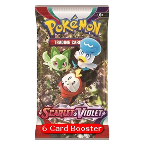 Scarlet & Violet Booster (6 Cards)