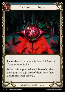 Schism of Chaos (Cold Foil)