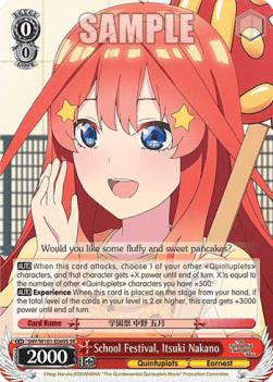 School Festival, Itsuki Nakano (V.2 - Super Rare)