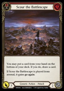 Scour the Battlescape (Red) (Rainbow Foil)