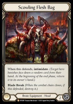 Scowling Flesh Bag (Rainbow Foil)