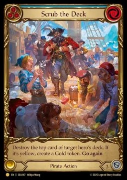 Scrub the Deck (Extended Art Cold Foil)