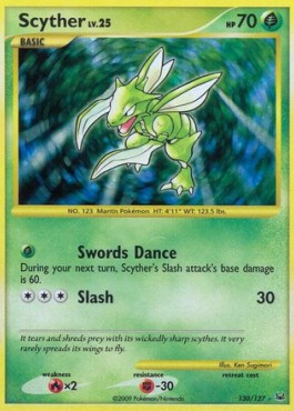 Scyther Lv.25  (PL 130)