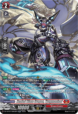 Sealed Blaze Dragon, Yyugmashad [D-Format] (V.3 - Silver Rare)