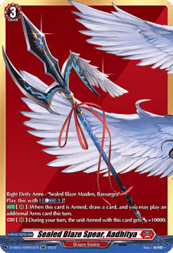 Sealed Blaze Spear, Aadhitya [D Format]