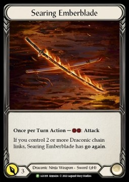 Searing Emberblade (Cold Foil)