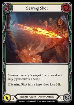 Searing Shot (Yellow) (Rainbow Foil)