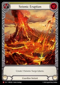 Seismic Eruption (Extended Art Rainbow Foil)