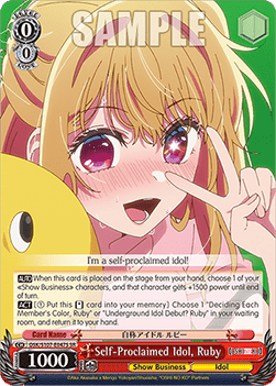 Self-Proclaimed Idol, Ruby (V.2 - Super Rare)