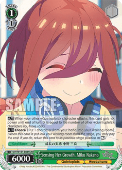 Sensing Her Growth, Miku Nakano (V.2 - Super Rare)