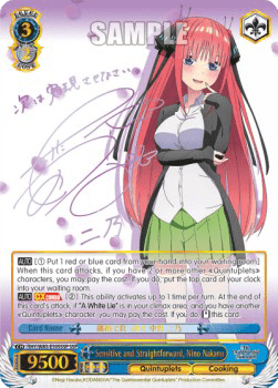 Sensitive and Straightforward, Nino Nakano (V.2 - Super Special Rare)