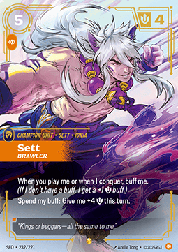 Sett, Brawler (V.1 - Showcase)