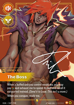 Sett, The Boss (V.3 - Signed Showcase)