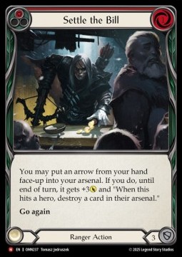 Settle the Bill (Rainbow Foil)