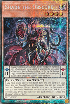 Shade the Obscure (V.2 - Starlight Rare)